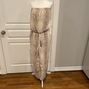 Haute Hippie snake fabric jumpsuit